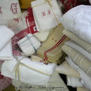 Linge ancien, tissus