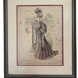 Tavola di moda di Parigi, XIX secolo-Gravure de mode Paris 19ème siècle