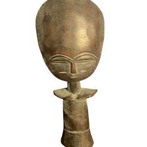 Ashanti du Ghana : Poupée de fécondité « Akwaba » en bois-Ashanti del Ghana: bambola della fertilità “Akwaba” in legno