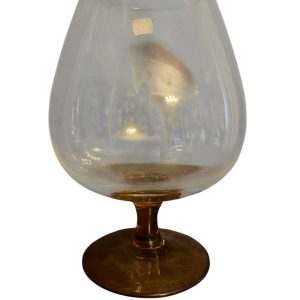 Coupe en verre orange travail italien années 60 - Tazza in vetro arancione, lavorazione italiana, anni '60