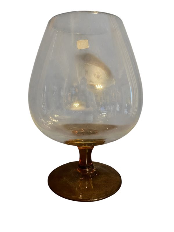 Coupe en verre orange travail italien années 60 - Tazza in vetro arancione, lavorazione italiana, anni '60