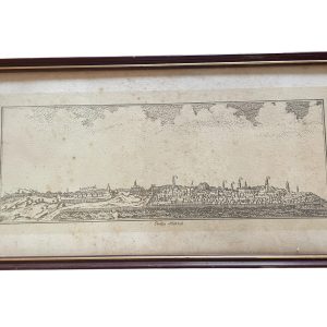 Incisione antica incorniciata Meknes Marocco-Gravure ancienne encadrée Meknes Maroc