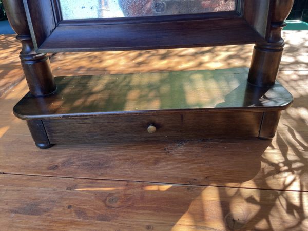 Specchio inclinabile da appoggiare Con cassetto sottostante e maniglia - Miroir inclinable sur pied avec tiroir en dessous et poignée – Image 3