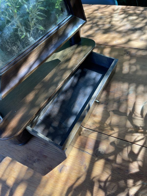 Specchio inclinabile da appoggiare Con cassetto sottostante e maniglia - Miroir inclinable sur pied avec tiroir en dessous et poignée – Image 9
