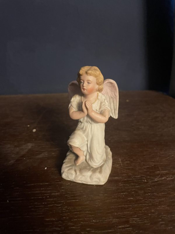 Statuette d'ange en biscuit-Statuetta di angelo in biscuit – Image 6