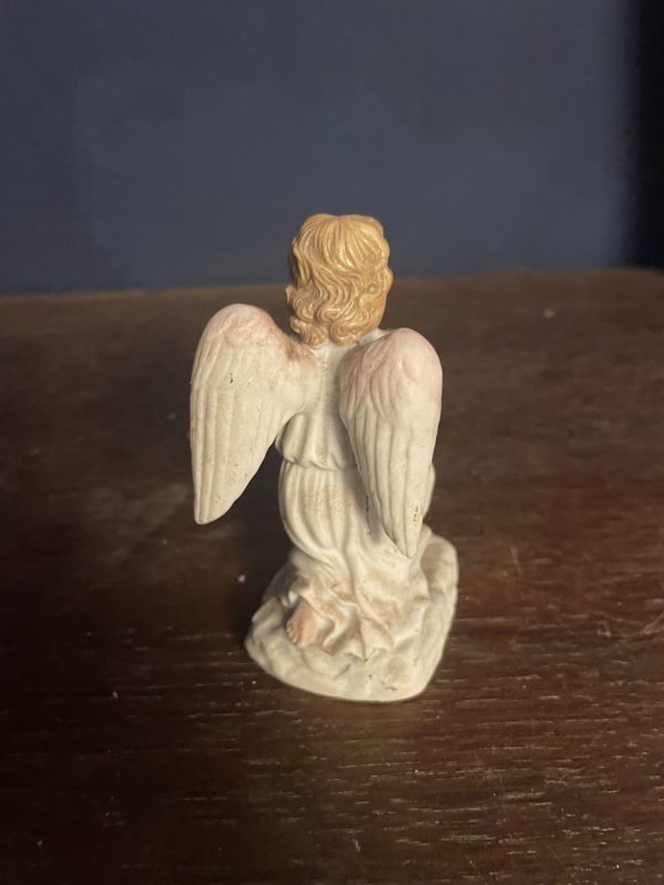Statuette d'ange en biscuit-Statuetta di angelo in biscuit – Image 4