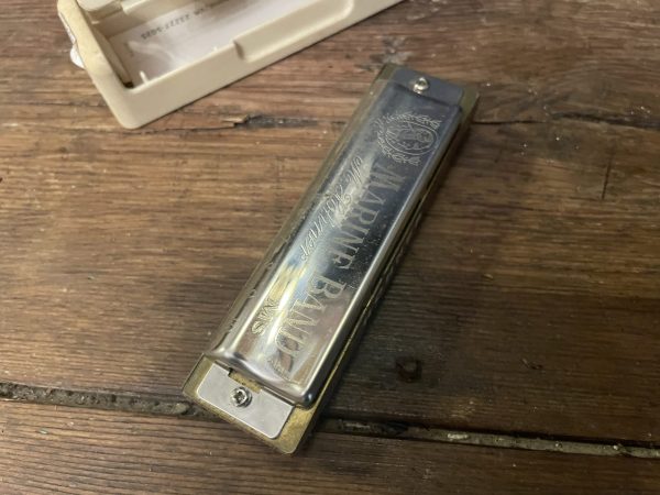 Hohner 1896BL de l'harmonica marine band, clé de D - Armonica a bocca Hohner 1896BL Marine Band, tonalità di Re – Image 2