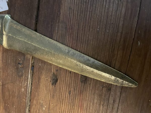 Coupe papier en bronze avec profil d'homme fait main - Tagliacarte in bronzo fatto a mano con profilo maschile – Image 4