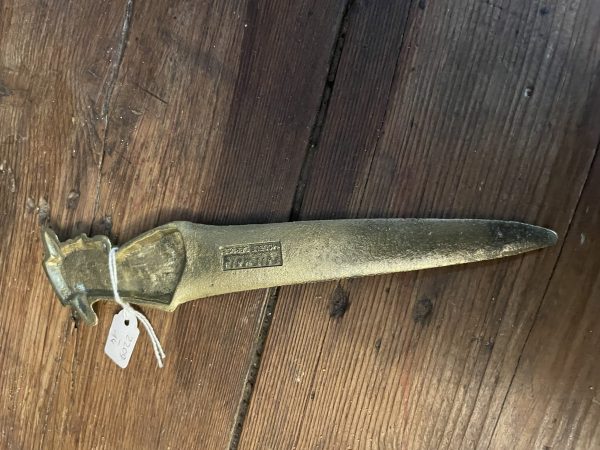 Coupe papier en bronze avec profil d'homme fait main - Tagliacarte in bronzo fatto a mano con profilo maschile – Image 5