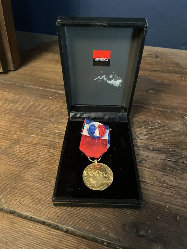 Médaille d'or du travail Société Générale 1992-Medaglia d'oro al lavoro, Société Générale 1992 – Image 2