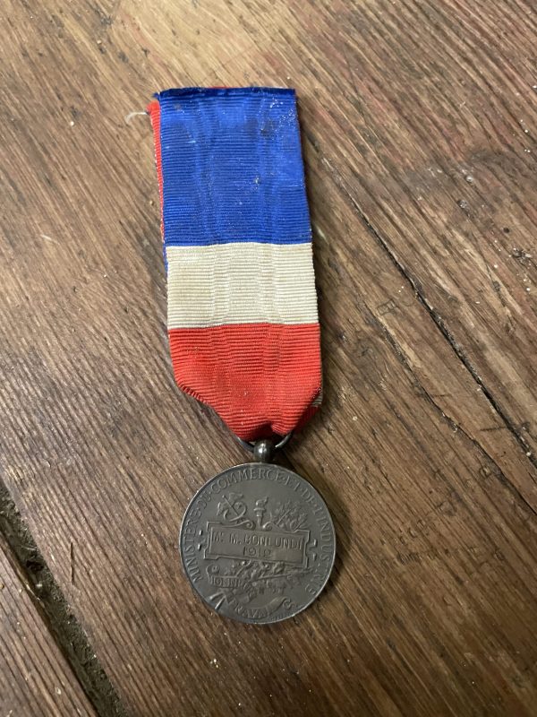 Médaille du Ministère du Commerce et de L'industrie - France - 1912-Medaglia del Ministero del Commercio e dell'Industria - Francia - 1912 – Image 4