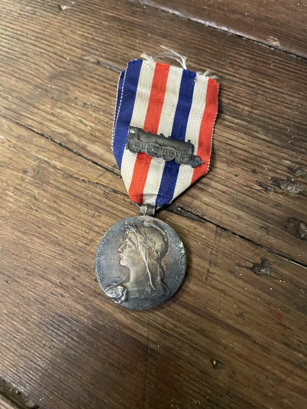 Médaille d'honneur des chemins de fer - France - 1919-Medaglia d'onore ferroviaria - Francia - 1919 – Image 2