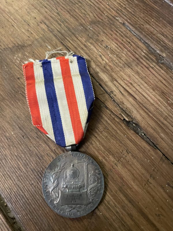 Médaille d'honneur des chemins de fer - France - 1919-Medaglia d'onore ferroviaria - Francia - 1919 – Image 4