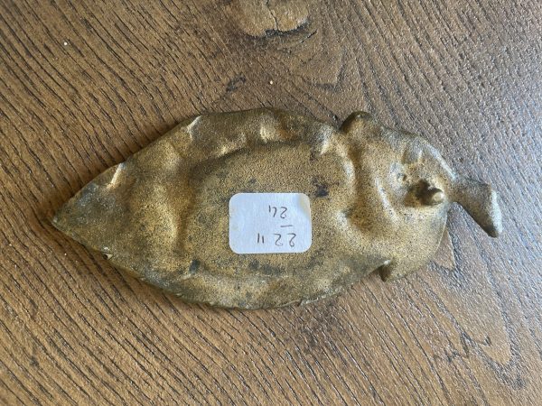 Ciotola vuota in bronzo con foglia di ciliegio in stile Art Nouveau-Coupelle vide poche feuille de cerisier en bronze Art Nouveau – Image 5
