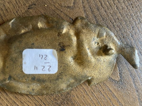 Ciotola vuota in bronzo con foglia di ciliegio in stile Art Nouveau-Coupelle vide poche feuille de cerisier en bronze Art Nouveau – Image 6