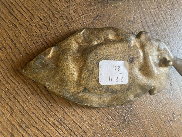 Ciotola vuota in bronzo con foglia di ciliegio in stile Art Nouveau-Coupelle vide poche feuille de cerisier en bronze Art Nouveau – Image 7