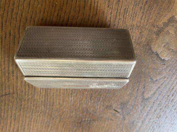 Tabacchiera in argento massiccio del XIX secolo-Tabatière en argent massif 19ème siècle – Image 4