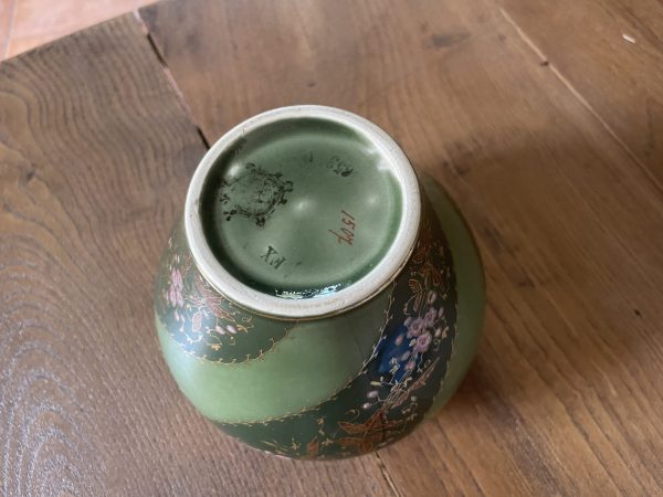 Vaso in porcellana Longchamp, Francia - Vase en porcelaine de Longchamp, France – Image 3