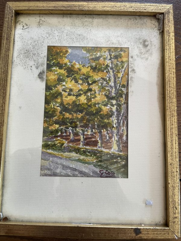 4 acquerelli incorniciati Paesaggi della Francia - 4 aquarelles encadrées Paysages de France – Image 4