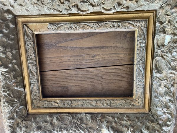 Cornice in stucco e legno dorato degli anni '20 - Cadre en stuc et bois doré années 1920 – Image 5