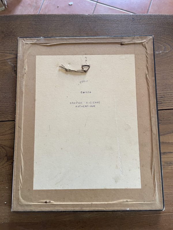Tavola di moda nota come incisione di una signora, XIX secolo-Gravure de mode dite gravure de dame 19ème siècle – Image 6