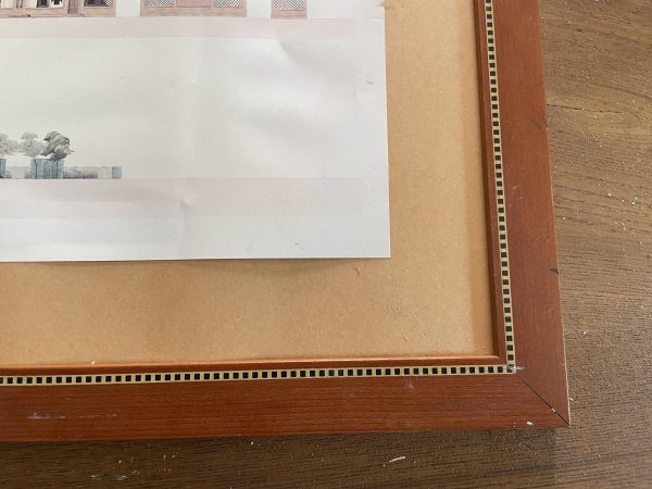 Riproduzione incorniciata di una sezione di edificio, opera di un architetto-Reproduction encadrée Coupe de batiment travail d'architecte – Image 6