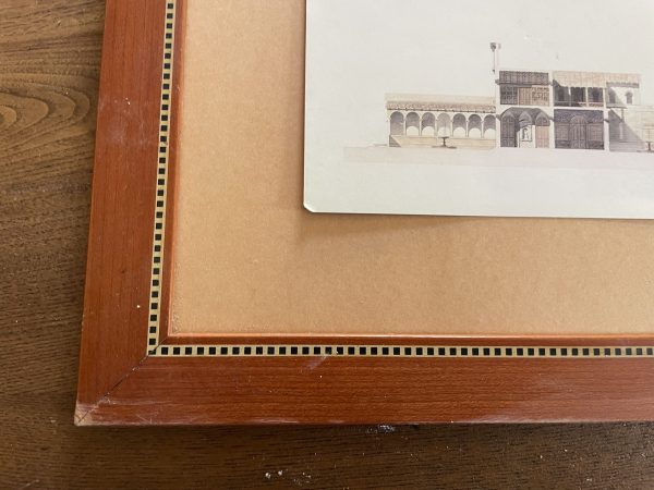 Riproduzione incorniciata di una sezione di edificio, opera di un architetto-Reproduction encadrée Coupe de batiment travail d'architecte – Image 7