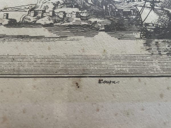 Incisione antica incorniciata Ceuta Marocco-Gravure ancienne encadrée Ceuta Maroc – Image 2