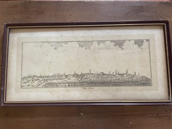 Incisione antica incorniciata Meknes Marocco-Gravure ancienne encadrée Meknes Maroc – Image 2