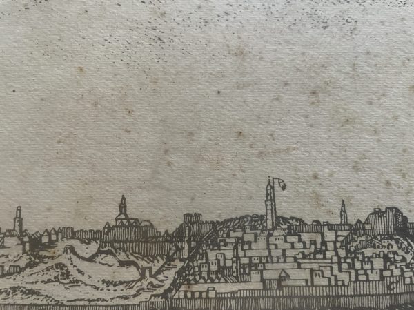 Incisione antica incorniciata Meknes Marocco-Gravure ancienne encadrée Meknes Maroc – Image 4