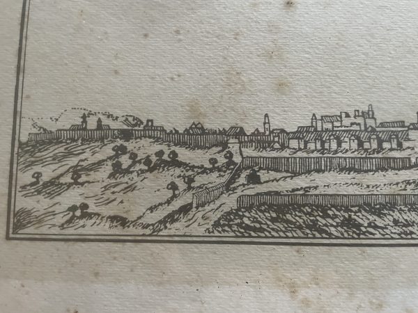 Incisione antica incorniciata Meknes Marocco-Gravure ancienne encadrée Meknes Maroc – Image 5