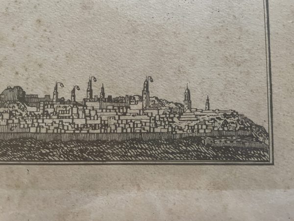 Incisione antica incorniciata Meknes Marocco-Gravure ancienne encadrée Meknes Maroc – Image 7