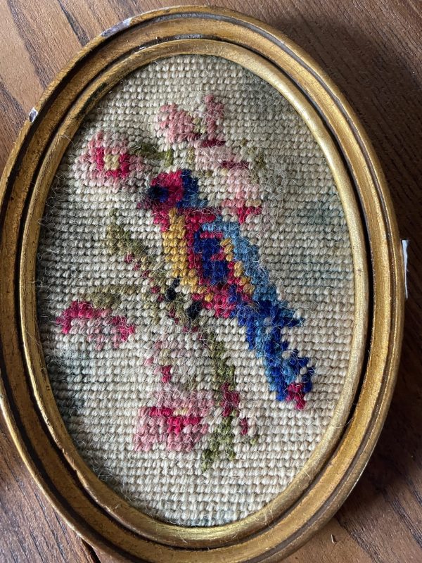 Cornici con motivi di uccelli a punto croce-Cadres avec décors d'oiseaux en point de croix – Image 4