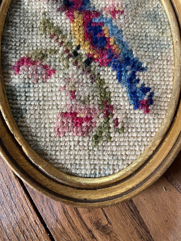 Cornici con motivi di uccelli a punto croce-Cadres avec décors d'oiseaux en point de croix – Image 8