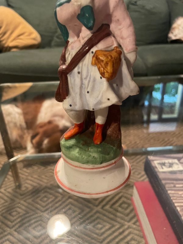 Figurina di biscotto sassone del XIX secolo-Figurine en biscuit de Saxe du 19ème siècle – Image 8