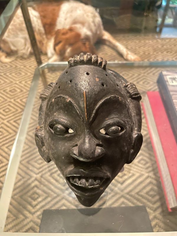 Maschera africana in terracotta del Camerun-Masque africain en terre cuite Cameroun – Image 2