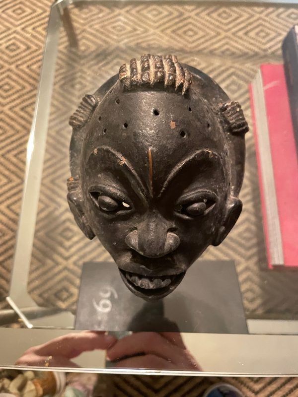 Maschera africana in terracotta del Camerun-Masque africain en terre cuite Cameroun – Image 5
