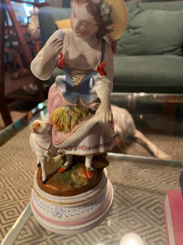 Statuina in porcellana di Andenne, Belgio-Figurine en porcelaine d'Andenne-Belgique – Image 4