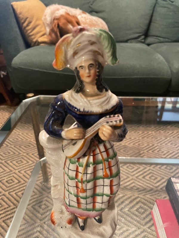 Antica statuetta vittoriana dello Staffordshire-Ancienne figurine victorienne  du Staffordshire – Image 3