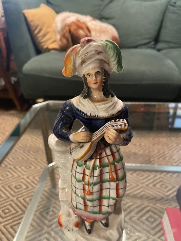 Antica statuetta vittoriana dello Staffordshire-Ancienne figurine victorienne  du Staffordshire – Image 4