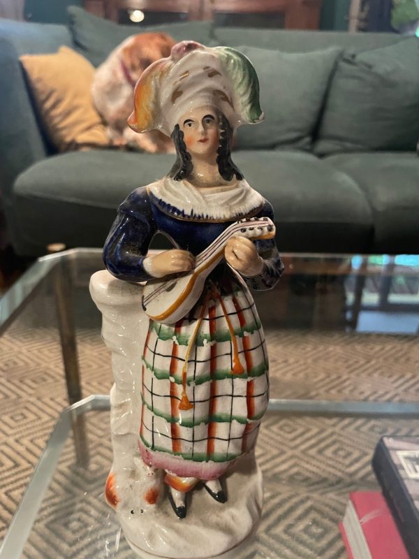 Antica statuetta vittoriana dello Staffordshire-Ancienne figurine victorienne  du Staffordshire – Image 6