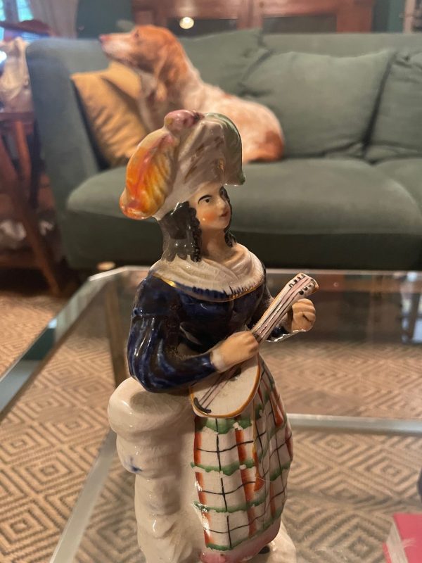 Antica statuetta vittoriana dello Staffordshire-Ancienne figurine victorienne  du Staffordshire – Image 9