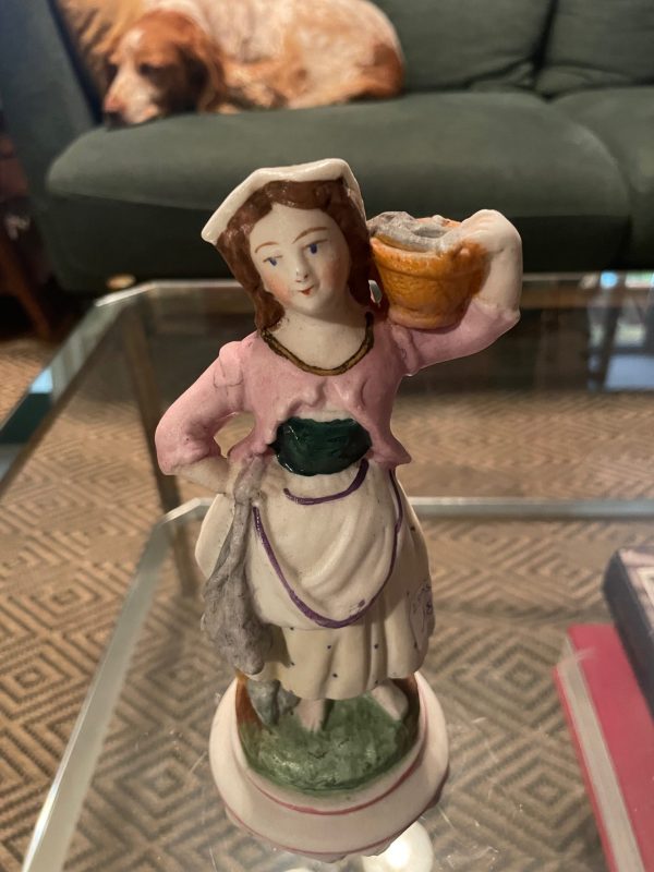 Figurina di biscotto - Lavandaia-Figurine en biscuit-Lavandière – Image 2