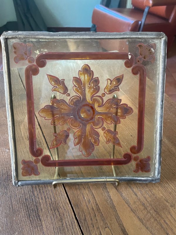 Vetrate e vetrate a piombo - anni 1880-1920-Vitrail en verre et plomb- années 1880-1920 – Image 2