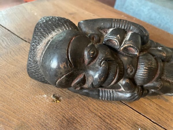 Pipa cerimoniale in argilla del Camerun - Bamileke-Pipe de cérémonie du Cameroun en terre cuite- Bamileke – Image 7