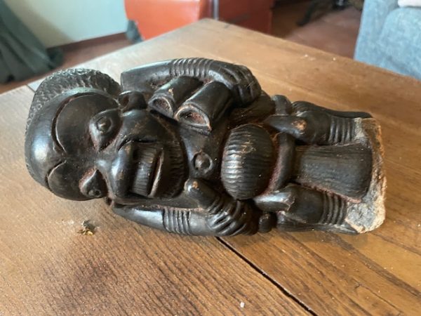 Pipa cerimoniale in argilla del Camerun - Bamileke-Pipe de cérémonie du Cameroun en terre cuite- Bamileke – Image 8