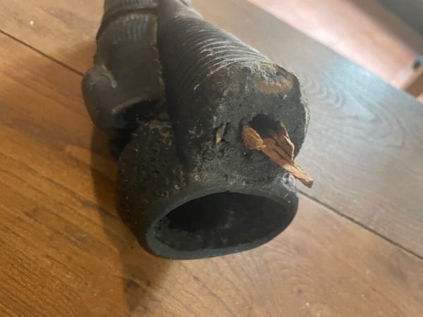 Pipa cerimoniale in argilla del Camerun - Bamileke-Pipe de cérémonie du Cameroun en terre cuite- Bamileke – Image 4