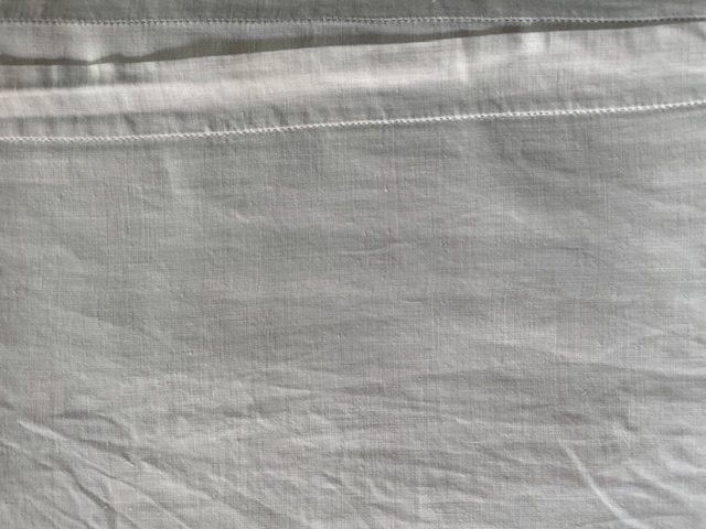 Tovaglia in cotone damascato con monogramma EP-Nappe en coton damassé-monogramme EP – Image 4