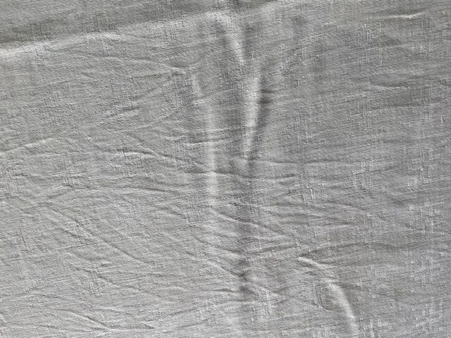 Tovaglia in cotone damascato con monogramma EP-Nappe en coton damassé-monogramme EP – Image 3