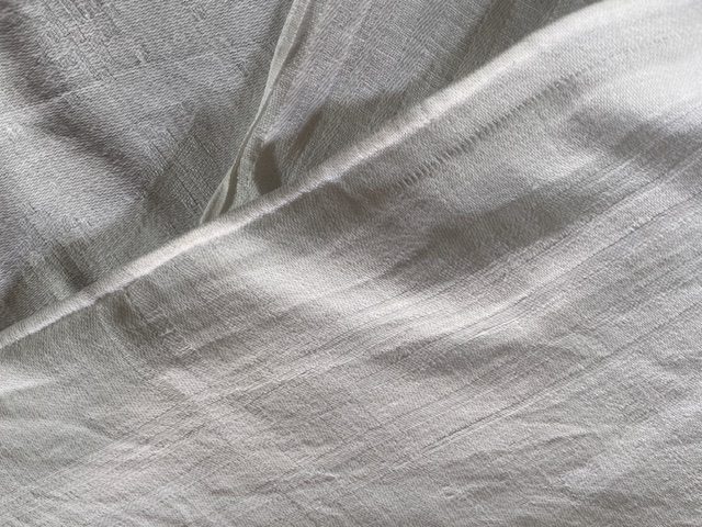 Tovaglia in cotone damascato con monogramma EP-Nappe en coton damassé-monogramme EP – Image 2